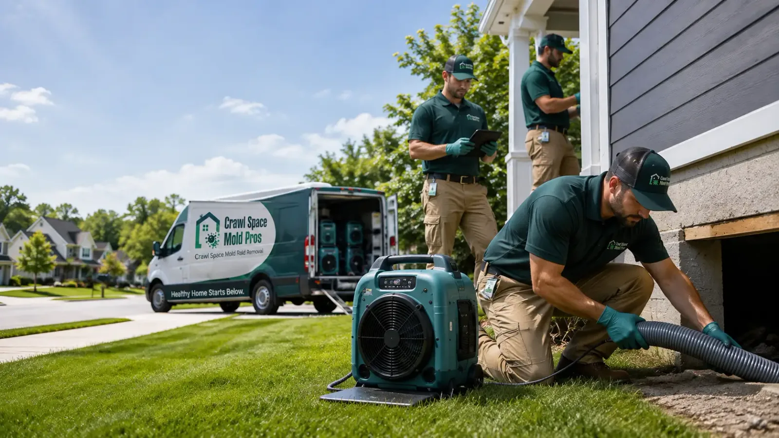Crawl Space Mold Removal in Erhard, MN